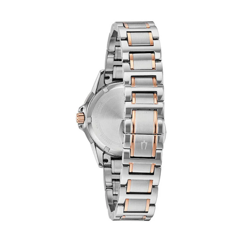 98P187 Reloj Bulova Marine Star de dama correa de metal - Image 2