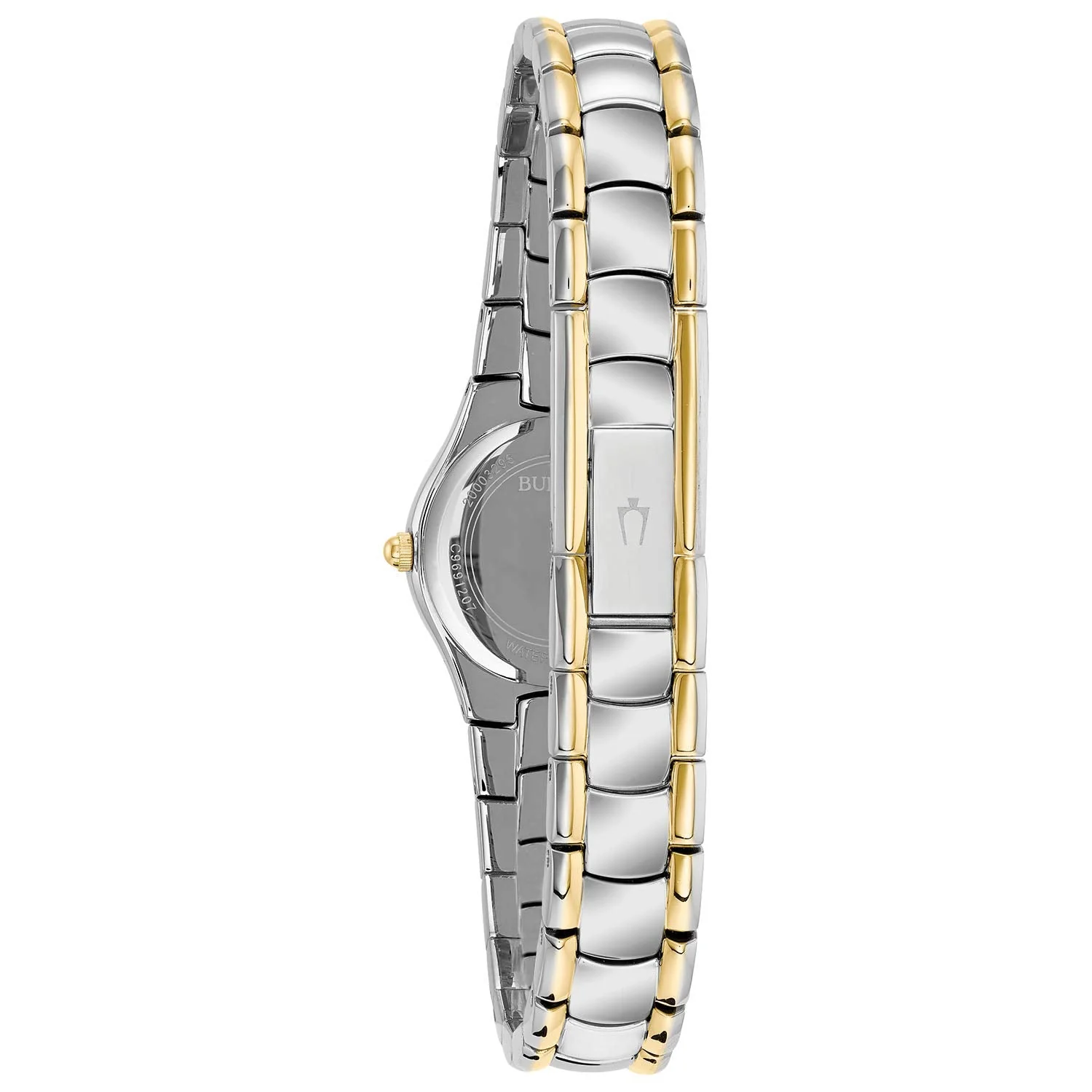 98T84 Reloj Bulova Classic de señorita pulsera de metal - Image 3