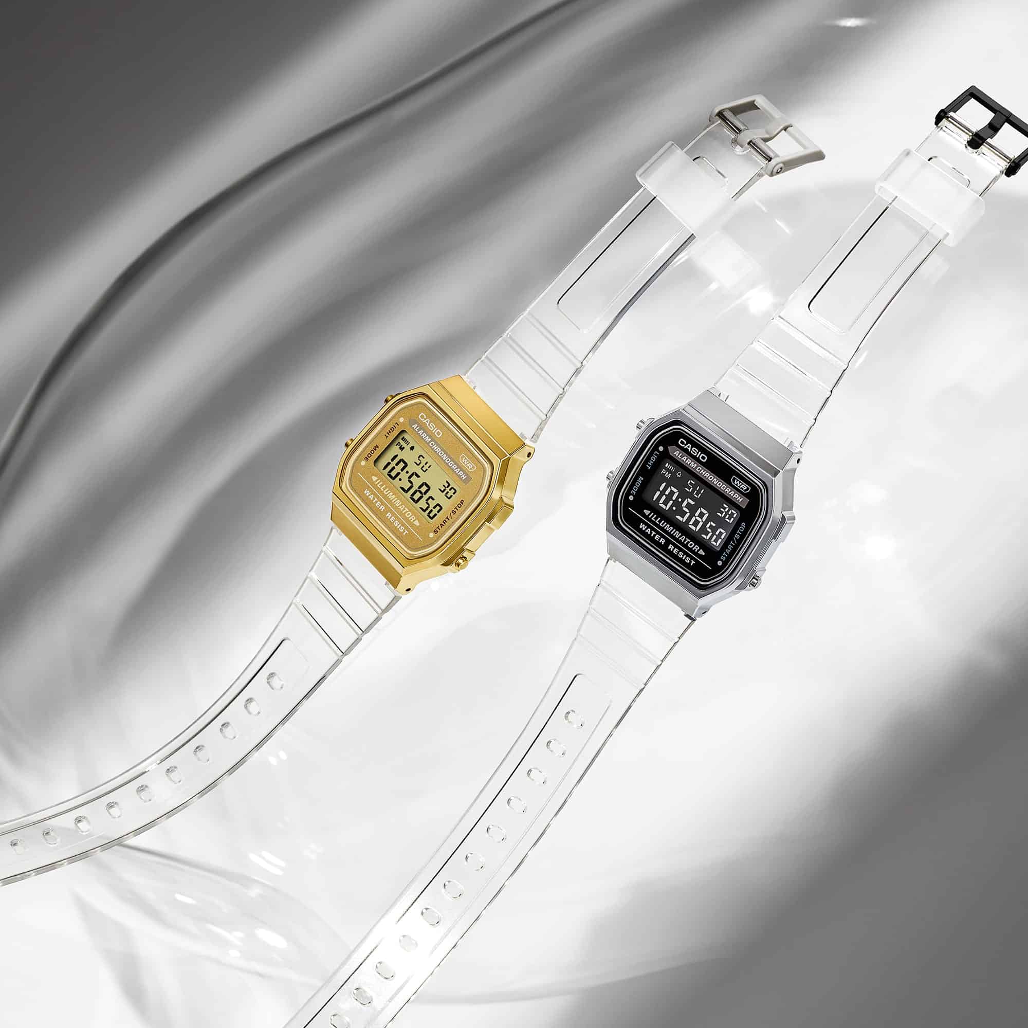 A-168XESG-9A Casio Reloj Unisex, Vintage Clásico Illuminator - Image 2