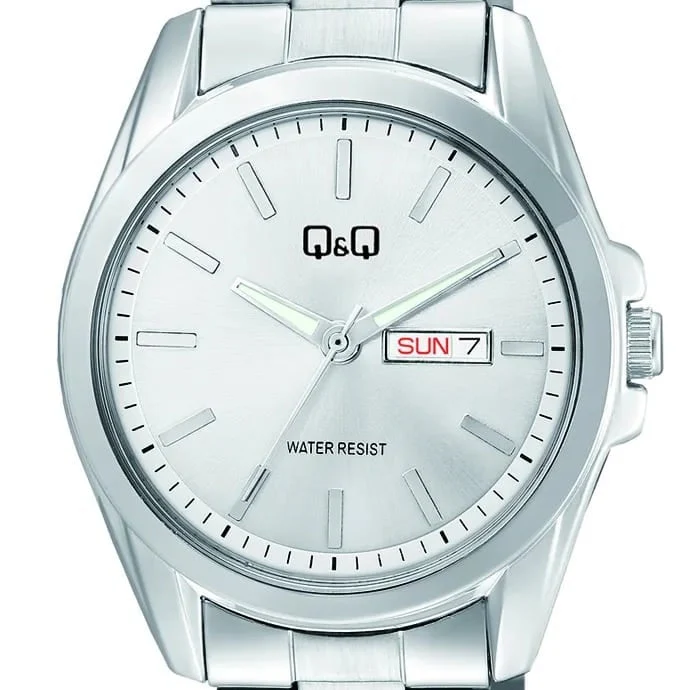 A05A-003PY Reloj QQ para caballero pulsera de metal - Image 2