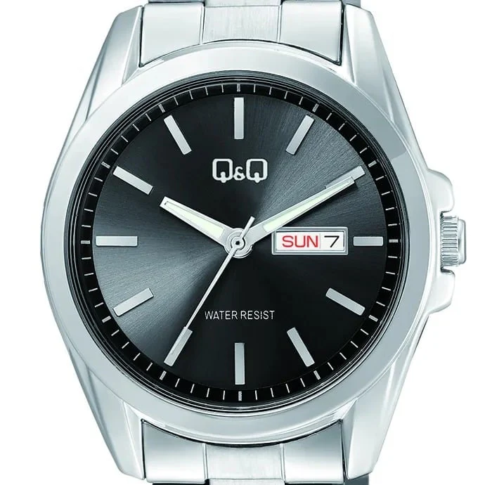 A05A-005PY QQ Reloj para caballero pulsera de acero inoxidable - Image 2