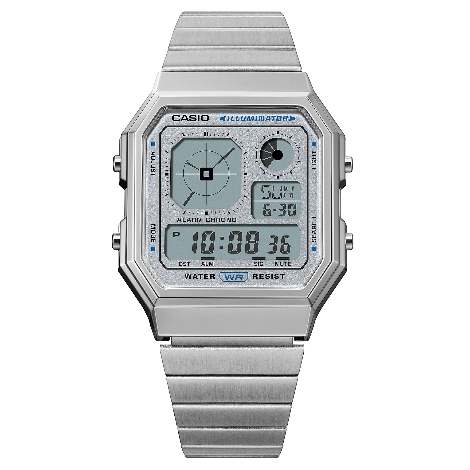 A130WE-7A Casio de caballero correa de metal - Image 2