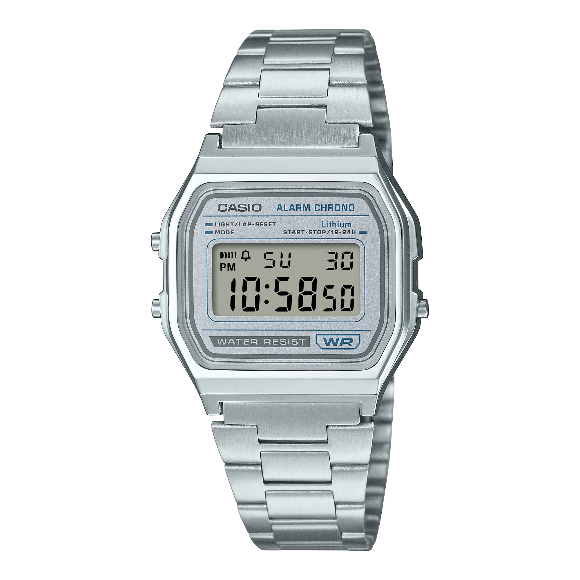 A158WEA-7 Reloj Casio Digital unisex corre de metal