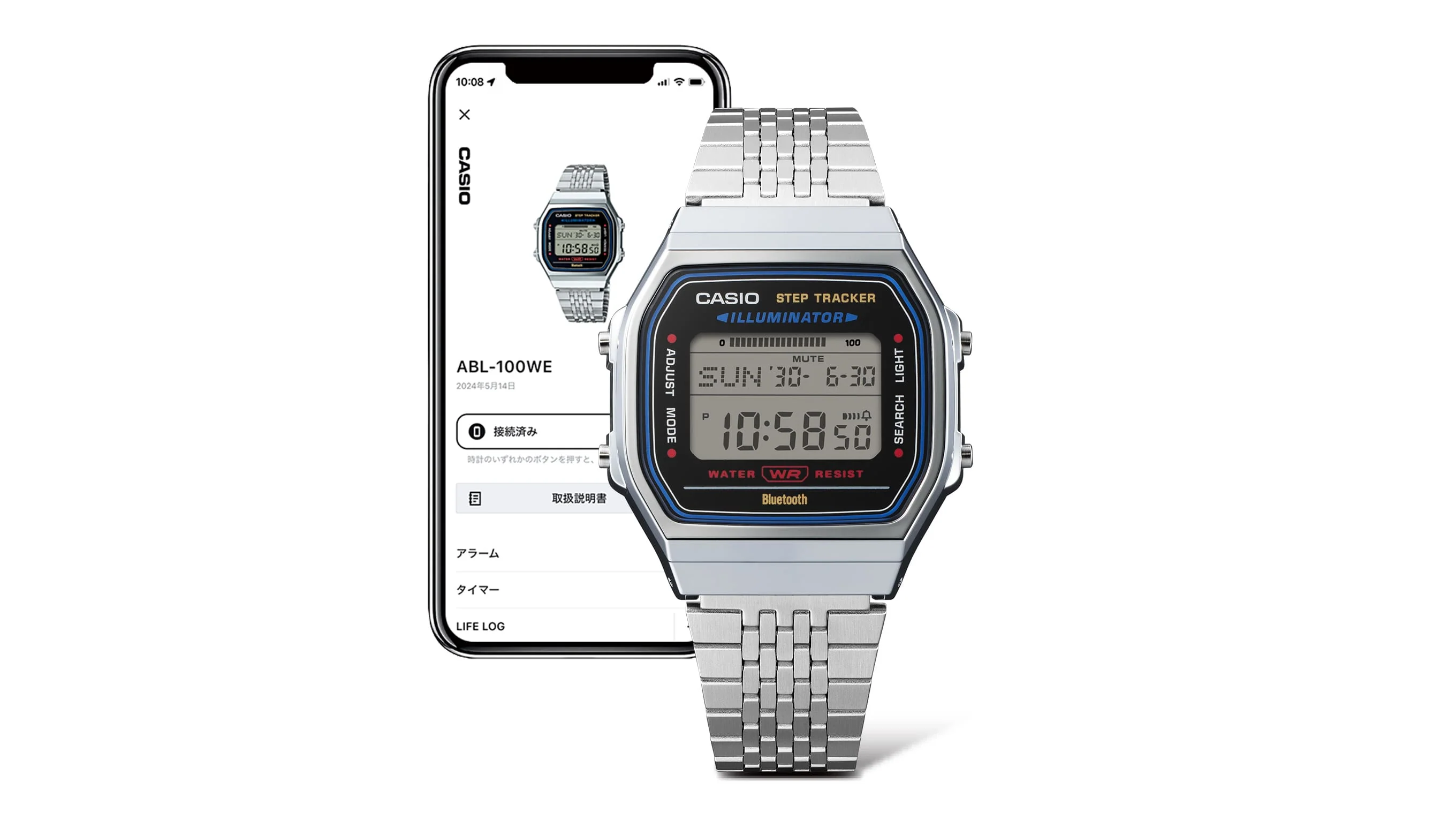 ABL-100WE-1A Casio Vintage conexión con celular bluetooth - Image 5