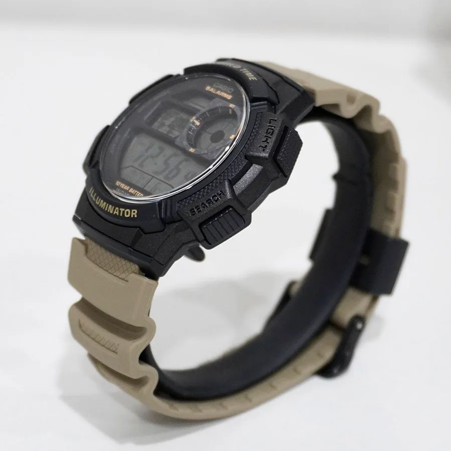 AE-1000W-5AV Reloj Casio de hombre correa de silicona 48 mm 10 años de bateria - Image 3