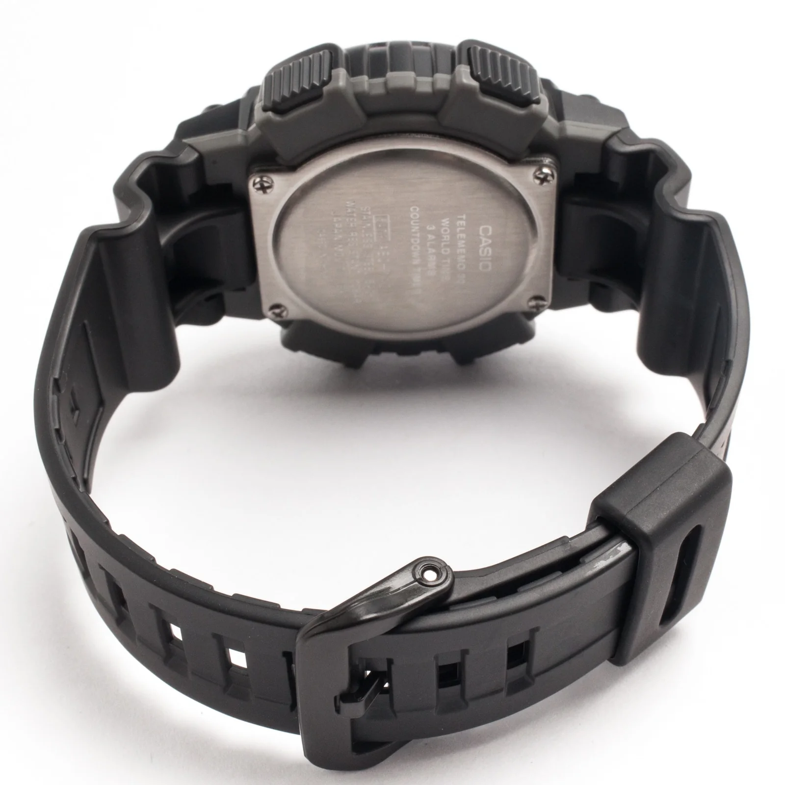 AEQ-110W-1AV Reloj Casio para Hombre, Hora Mundial, Telememo 30, 10 Años de Batería - Image 3