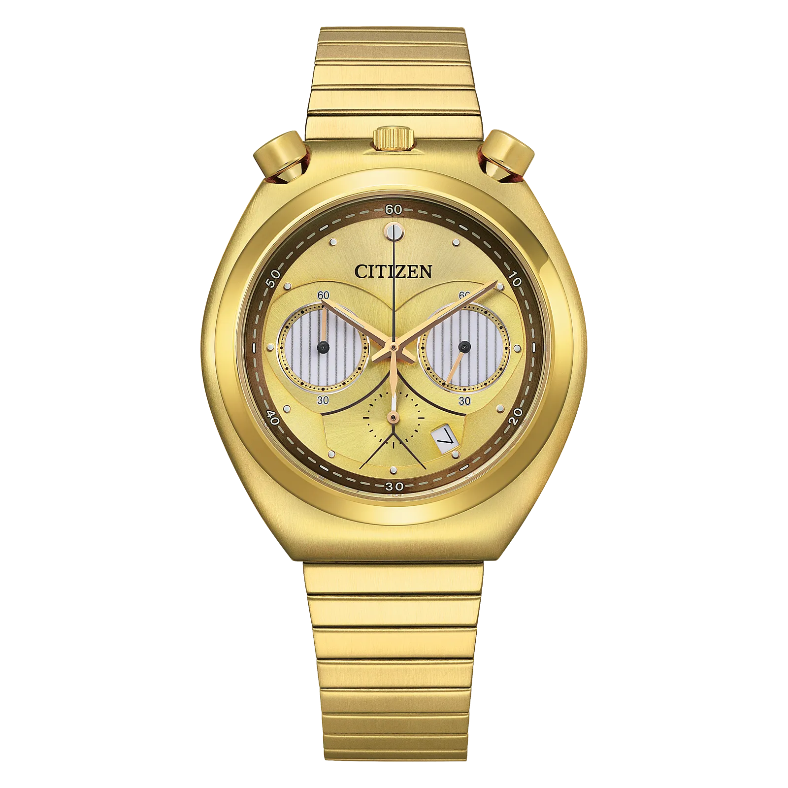 AN3662-51W Citizen Star Wars C-3PO de caballero pulsera de metal