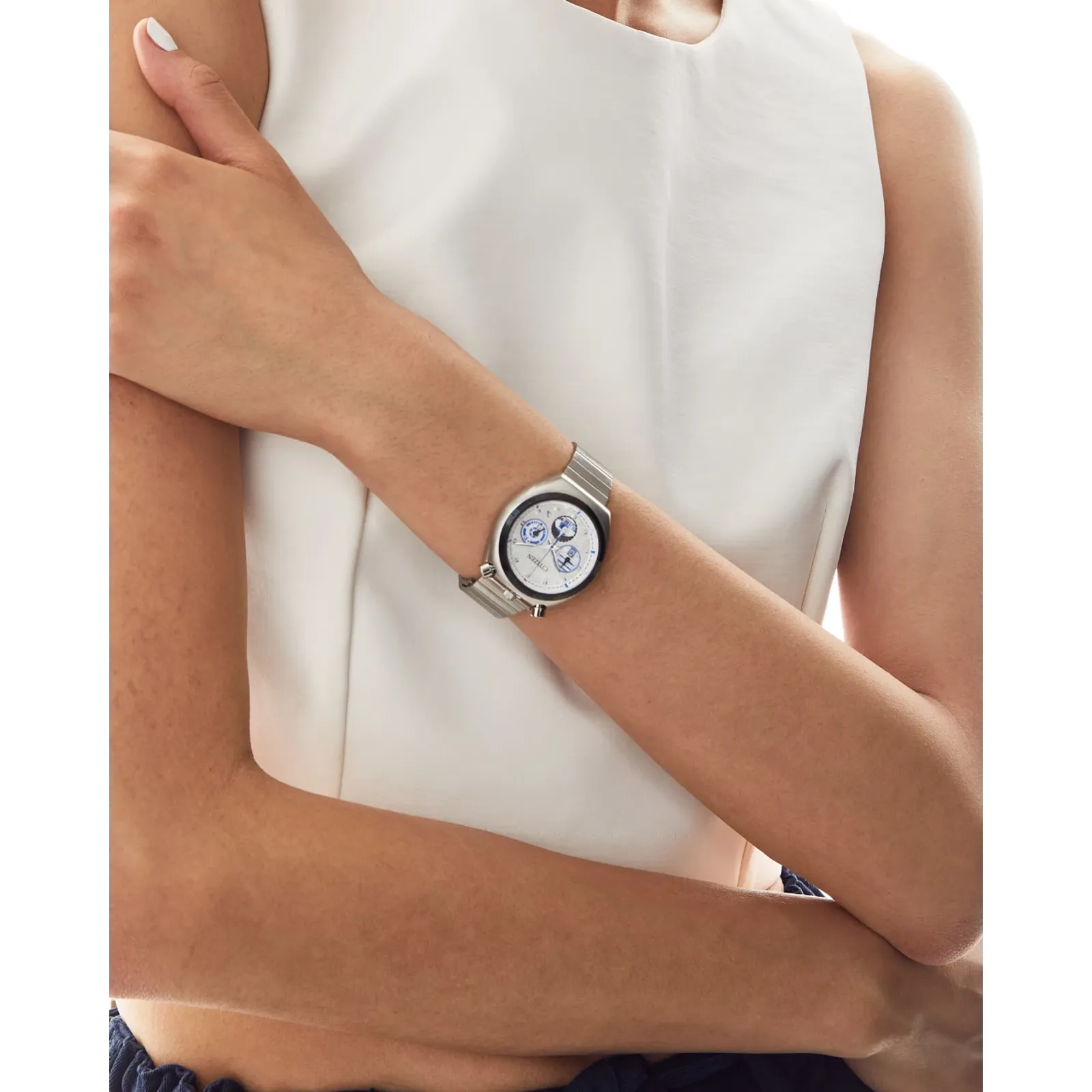 AN3666-51A Citizen Star Wars R2-D2 unisex pulsera de metal - Image 4