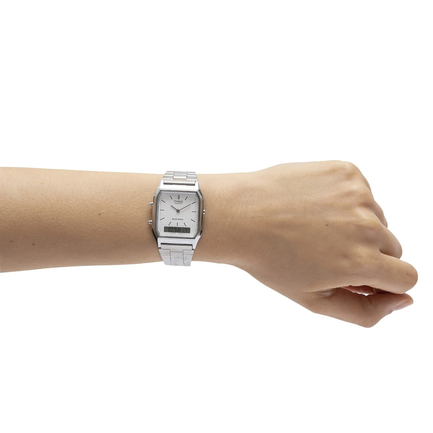AQ-230A-7D Reloj Casio Unisex, Vintage Clásico - Image 8