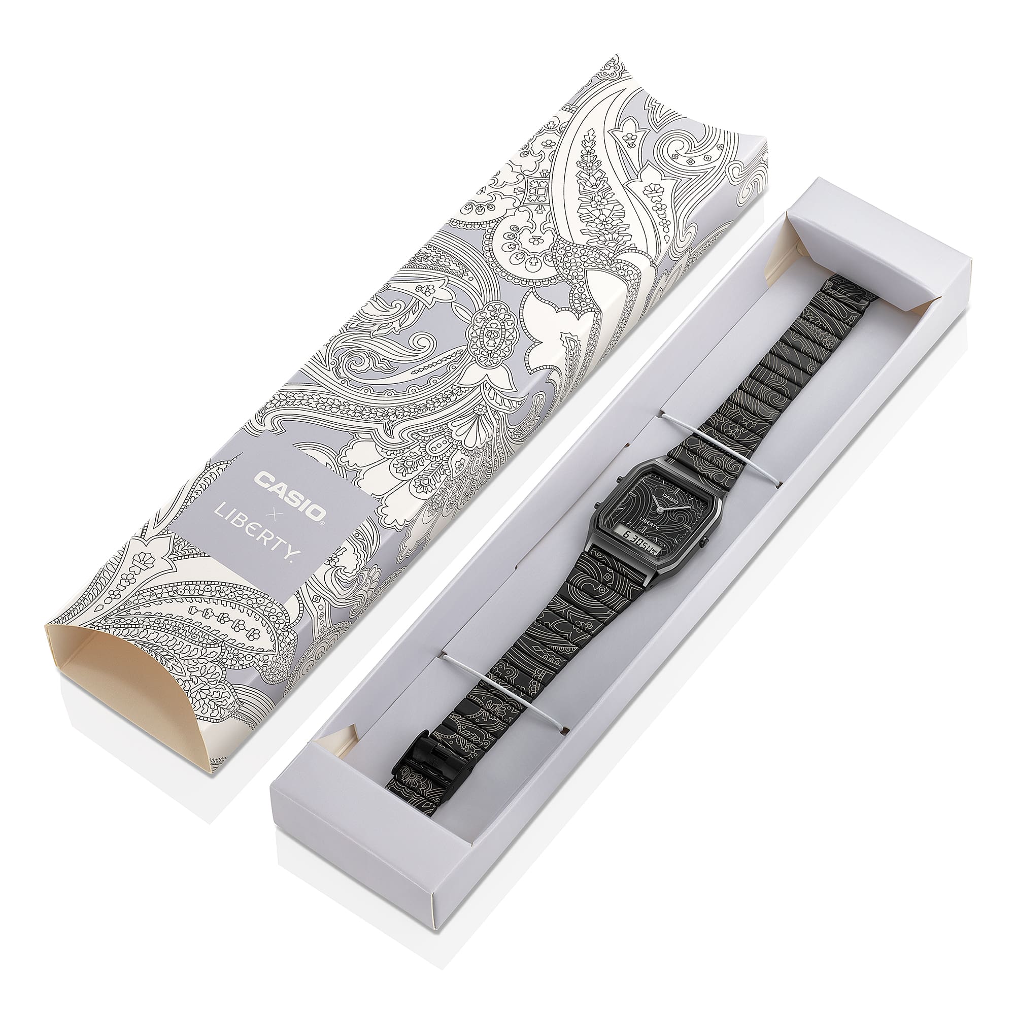 AQ-230EBLT-1A Reloj Casio Liberty unisex correa de metal - Image 2