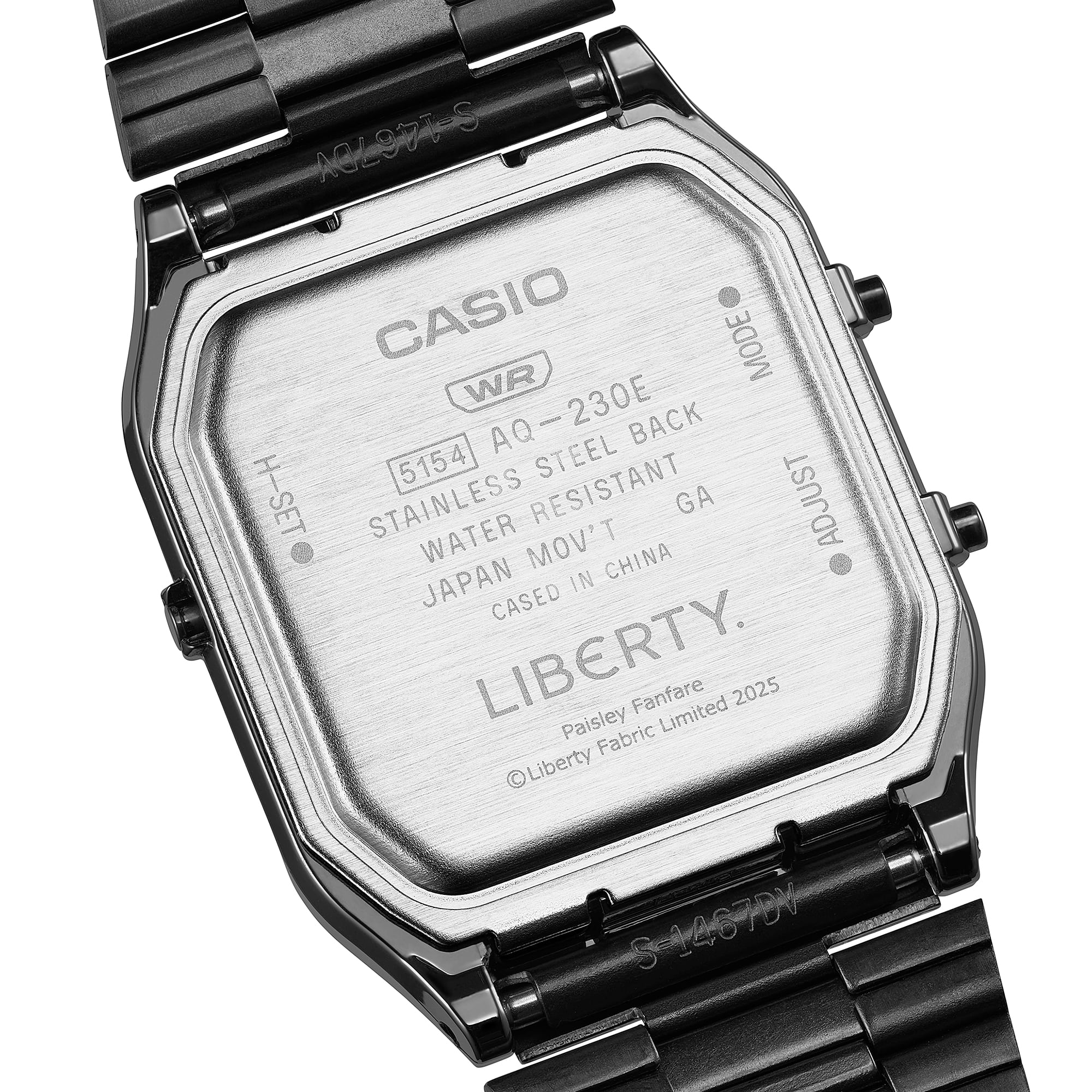 AQ-230EBLT-1A Reloj Casio Liberty unisex correa de metal - Image 8