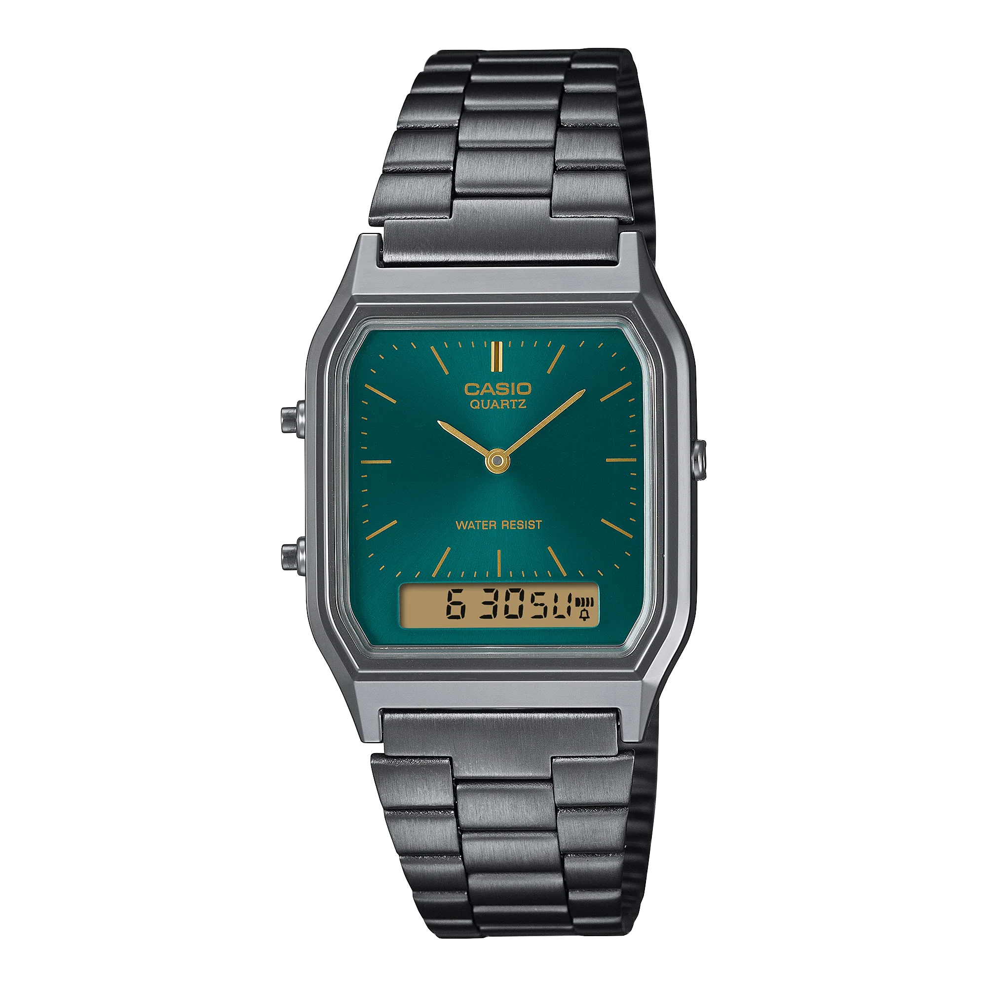 AQ-230EGG-3A Reloj Casio unisex correa de metal