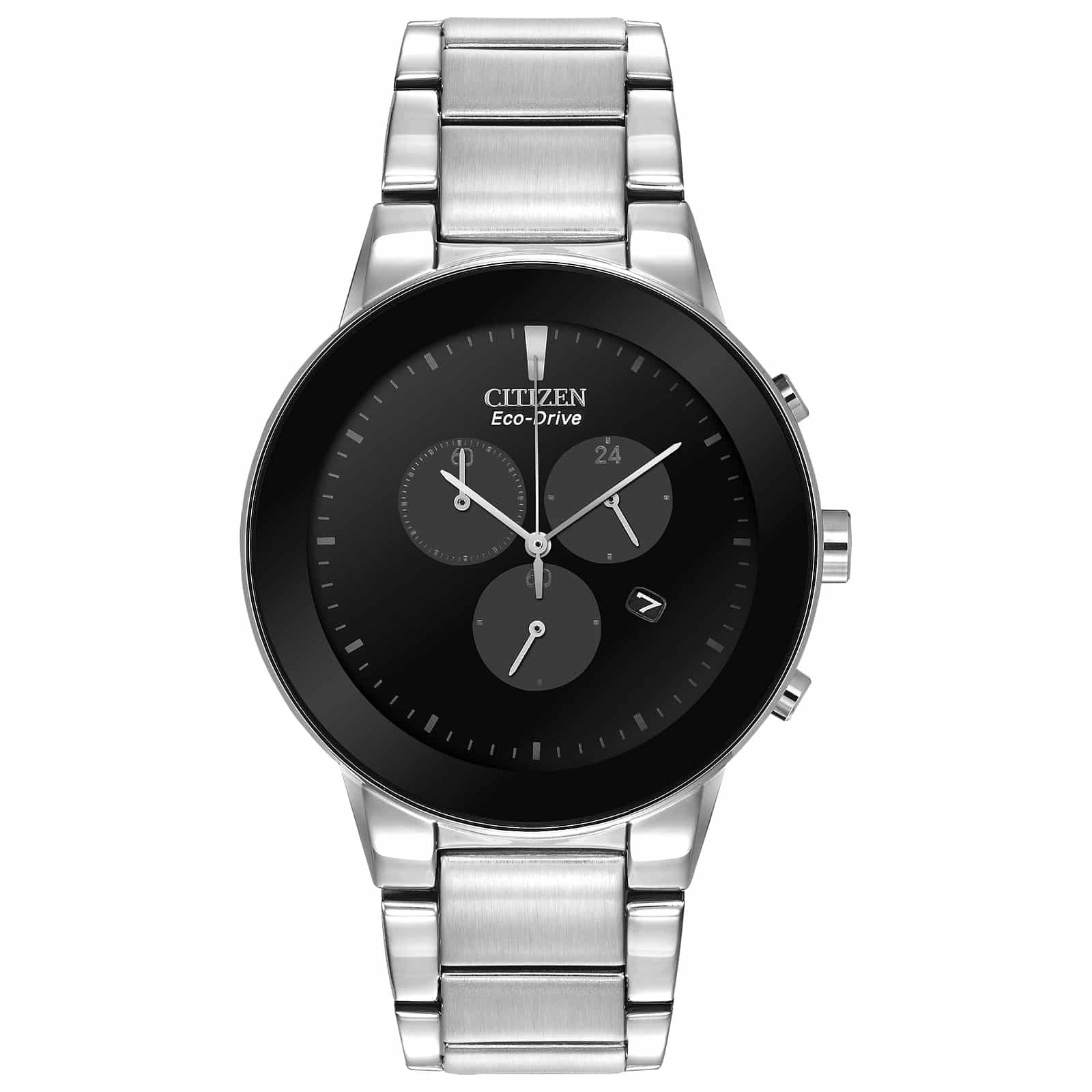 AT2240-51E Citizen Eco-drive reloj para caballero banda de metal