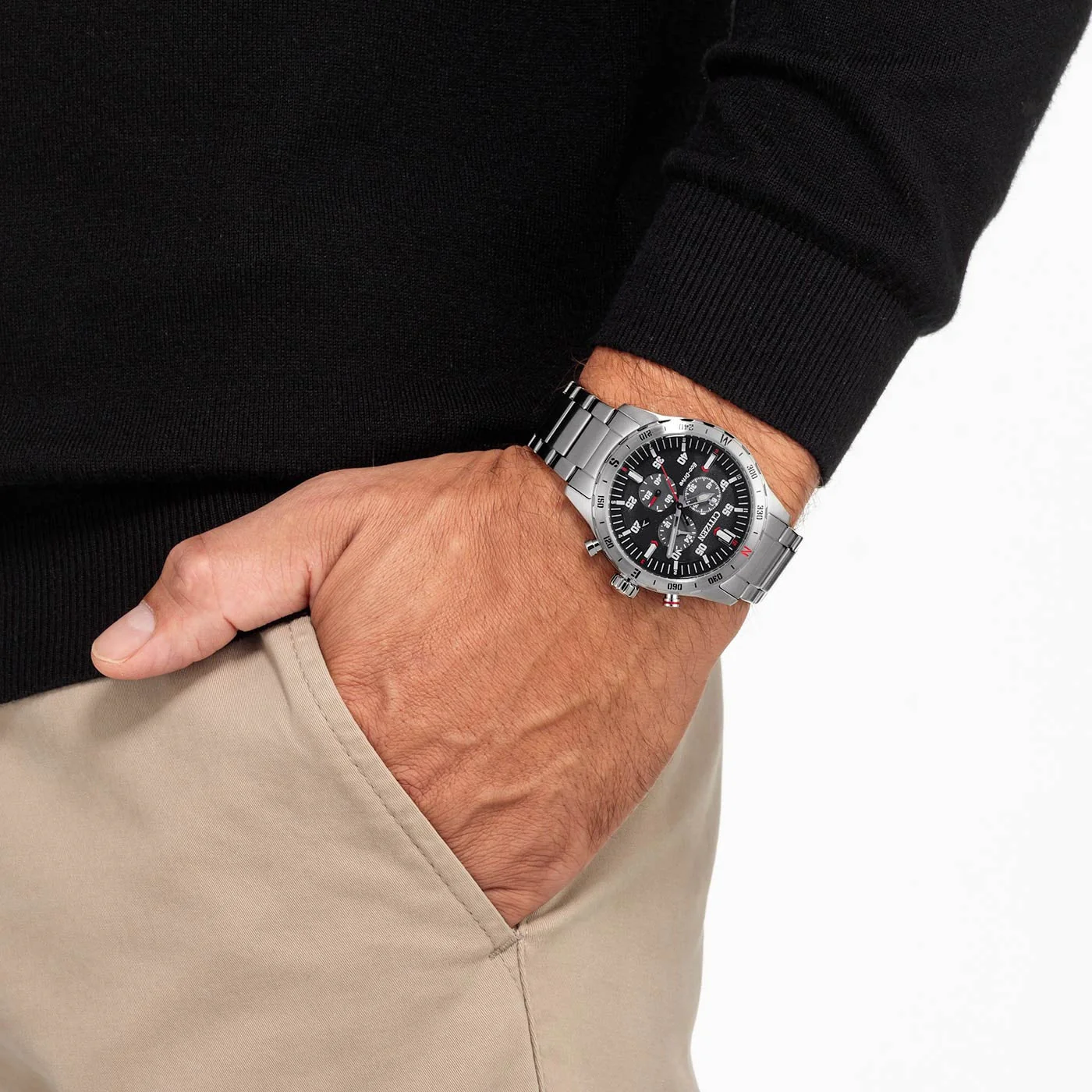 AT2520-89E Reloj Citizen Eco-Drive de hombre pulsera de metal 43.5 mm - Image 4