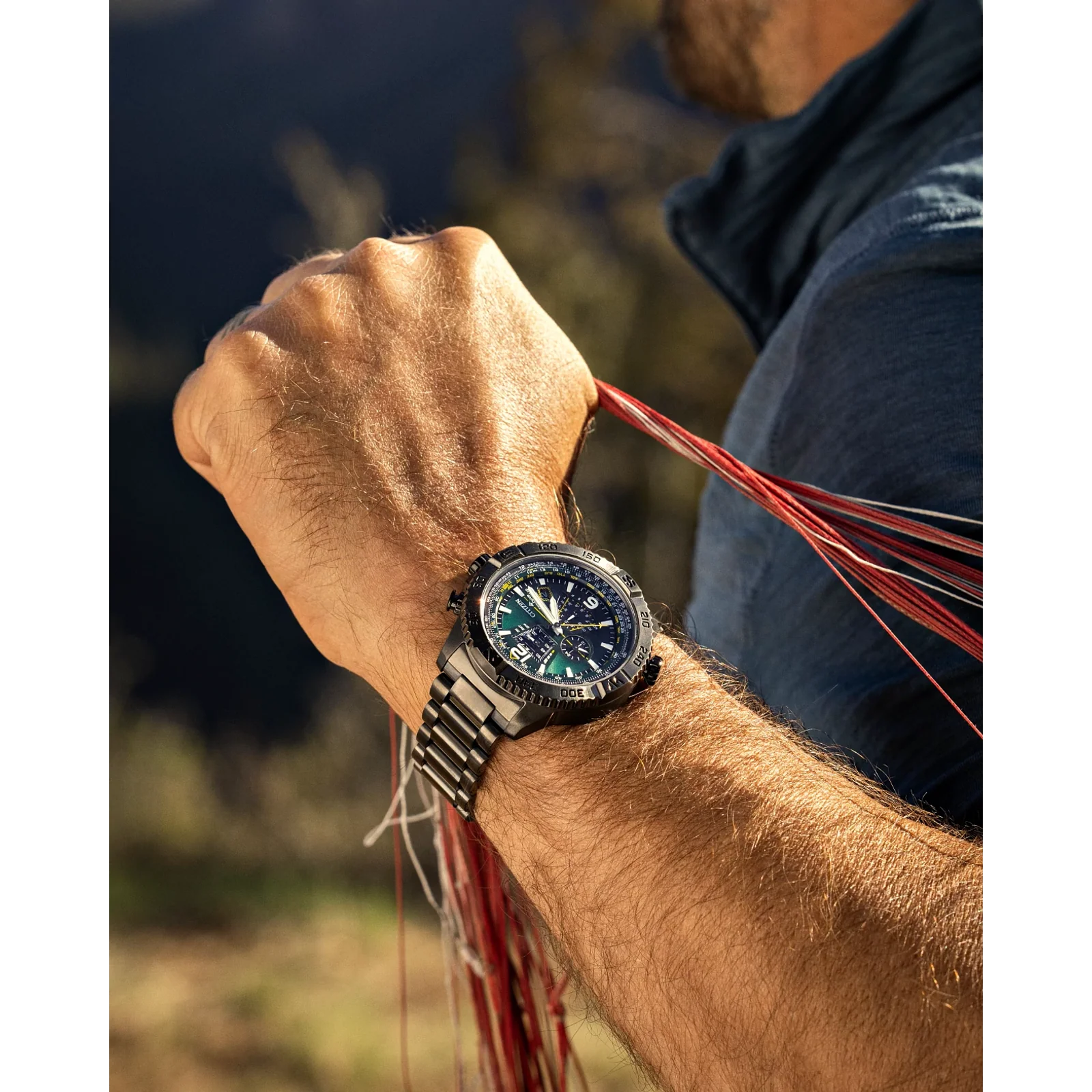 AT8227-56X Reloj Citizen Promaster Eco-drive de caballero pulsera de metal - Image 4