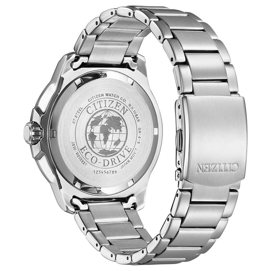 AW1527-86E Citizen Marine Sport Eco-drive para caballero pulsera de metal - Image 3