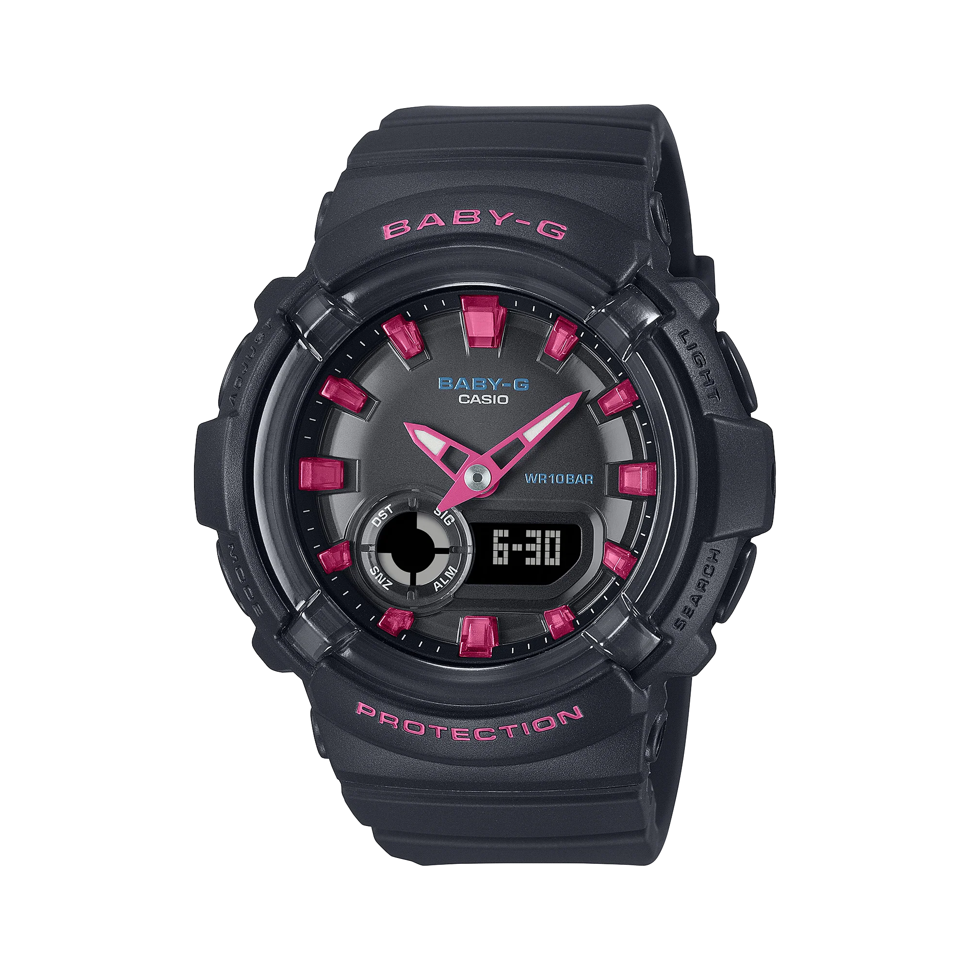 BGA-280DN-1A Baby-G reloj para señorita pulsera de caucho