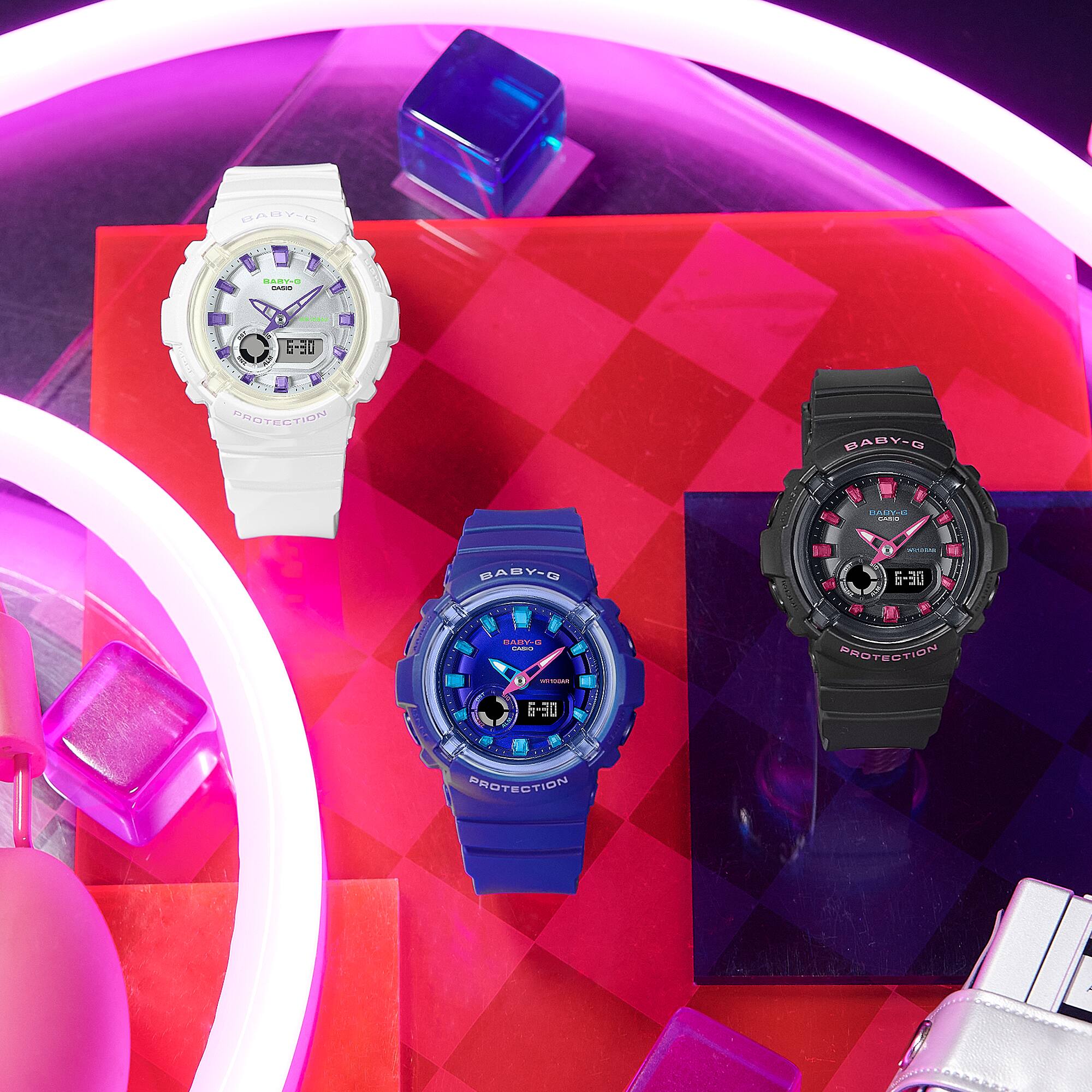 BGA-280DN-1A Baby-G reloj para señorita pulsera de caucho - Image 2