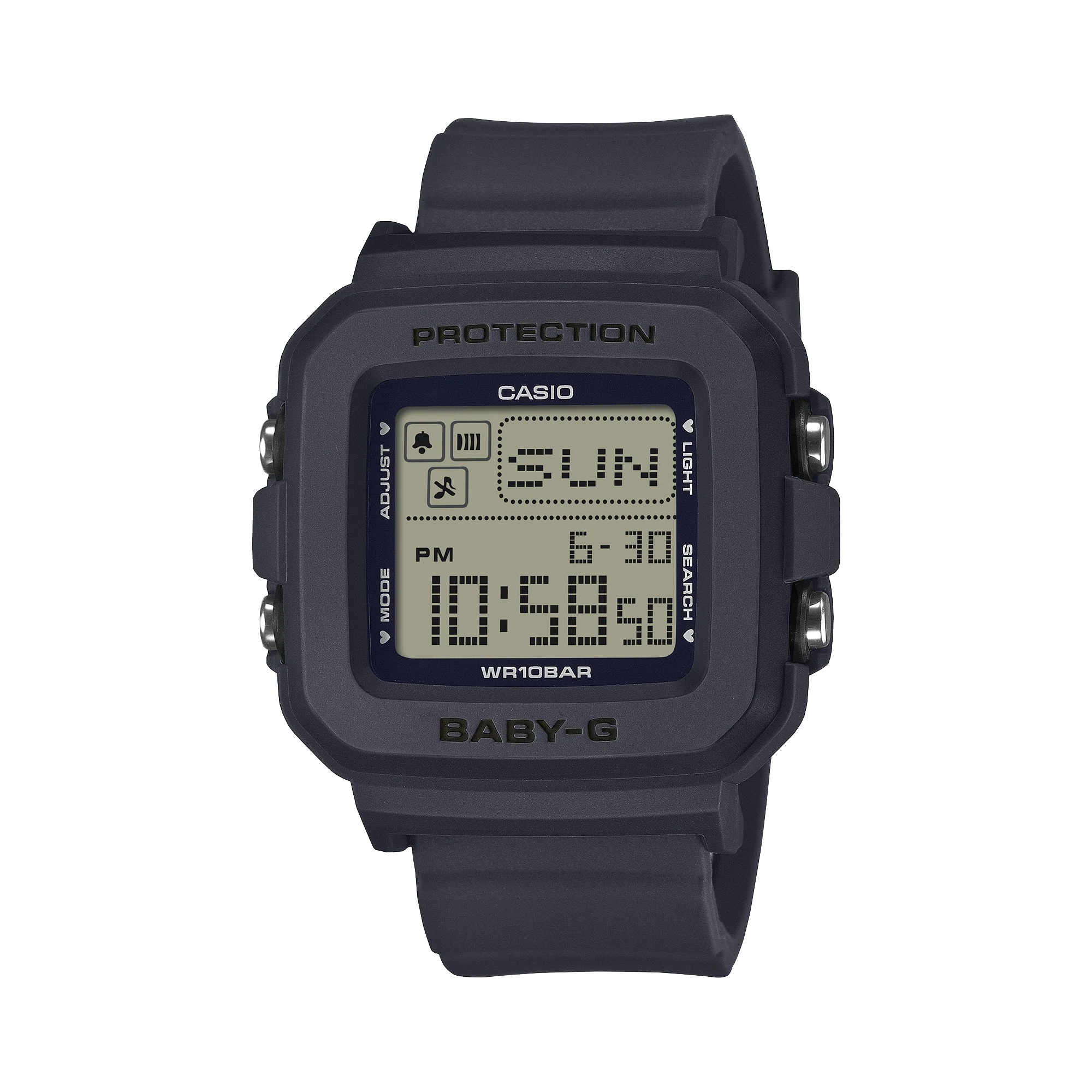 BGD-10KH-2C Reloj Baby-G de mujer correa de caucho