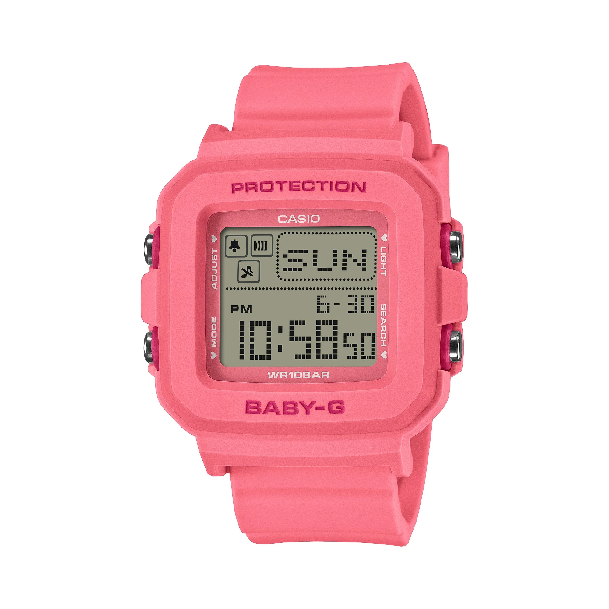 BGD-10KH-4 Reloj Baby-G de mujer correa de silicona