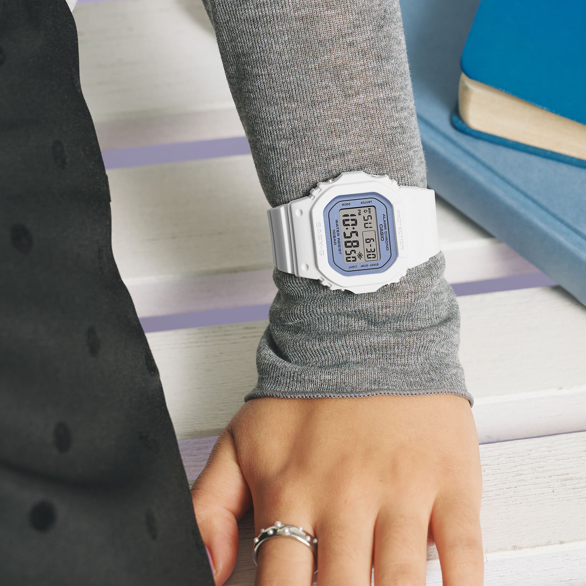 BGD-565SC-2B Reloj Baby-G de dama correa de silicona digital - Image 2