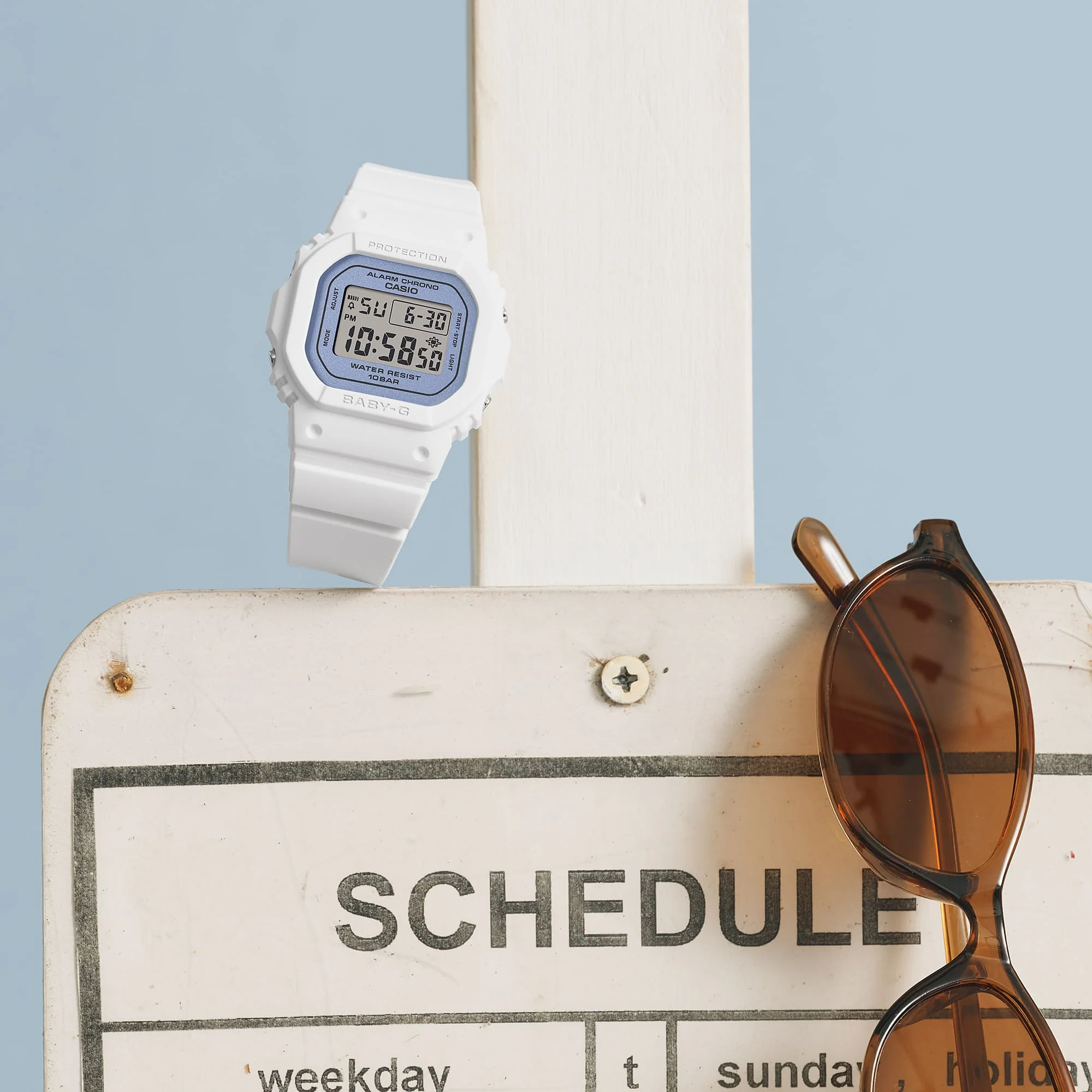 BGD-565SC-2B Reloj Baby-G de dama correa de silicona digital - Image 4