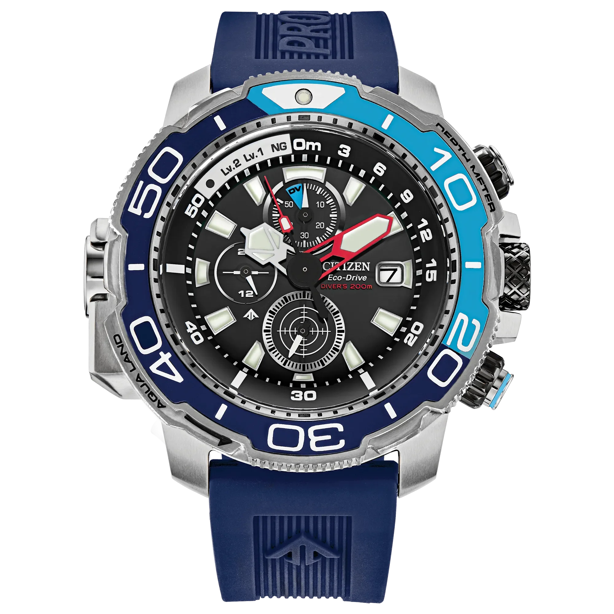BJ2169-08E Reloj Citizen Promaster Aqualand de hombre correa de silicona