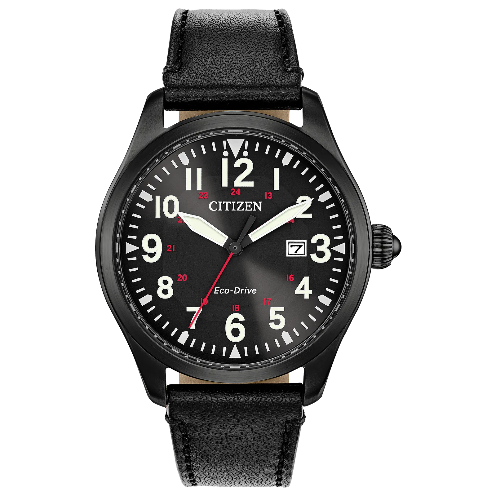 BM6835-15E Citizen Garrison Eco-drive de hombre pulsera de cuero