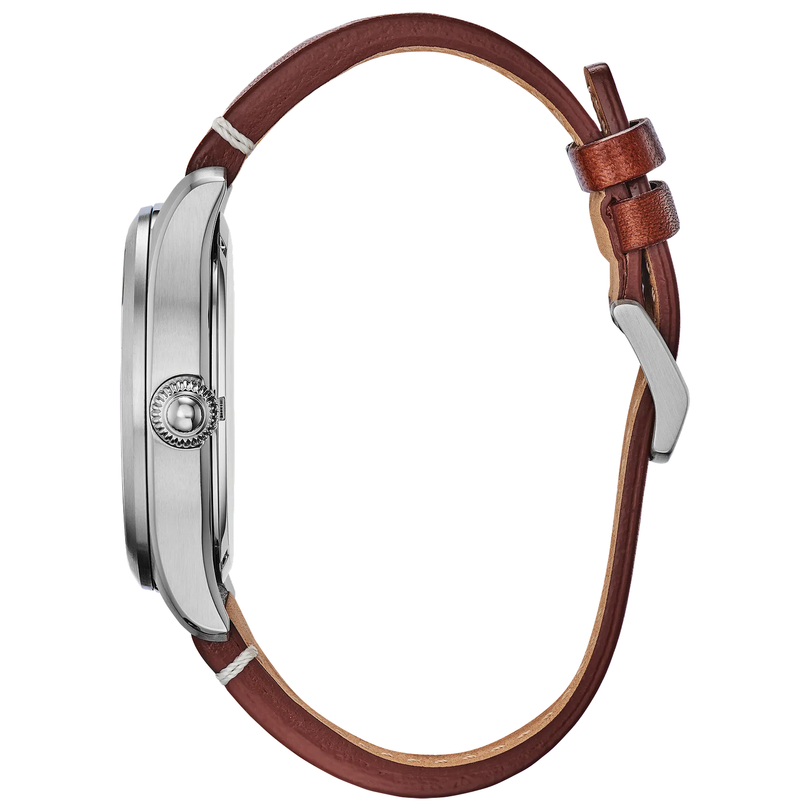 BM6838-17L Citizen Garrison Eco-drive de caballero pulsera de cuero - Image 3