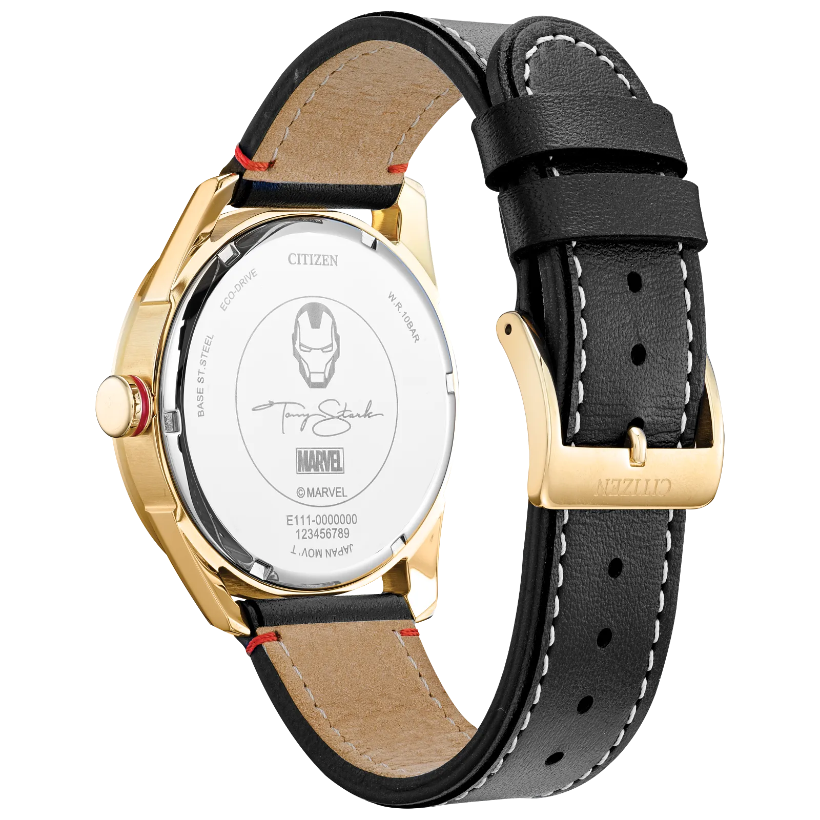 BM6992-09W Citizen Tony Stark Marvel Edition pulsera de cuero Eco-drive - Image 6