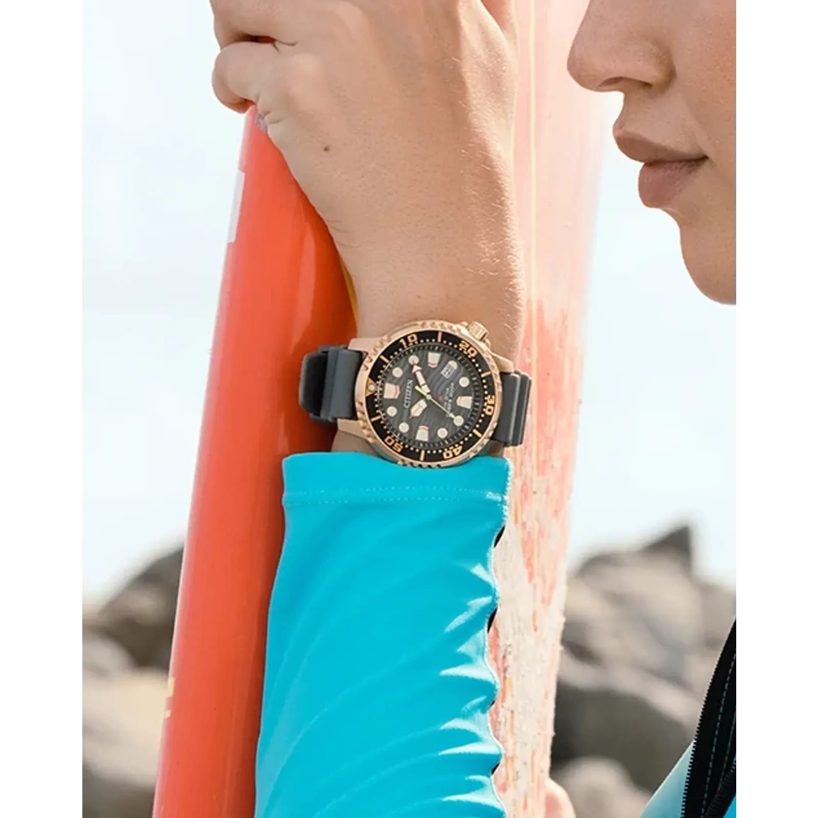 BN0163-00H Citizen Promaster Dive Eco-drive de caballero pulsera de resina - Image 2
