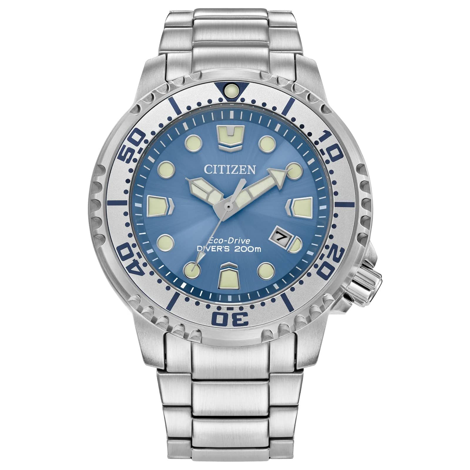 BN0165-55L Citizen Eco-drive Reloj para caballero pulsera de metal