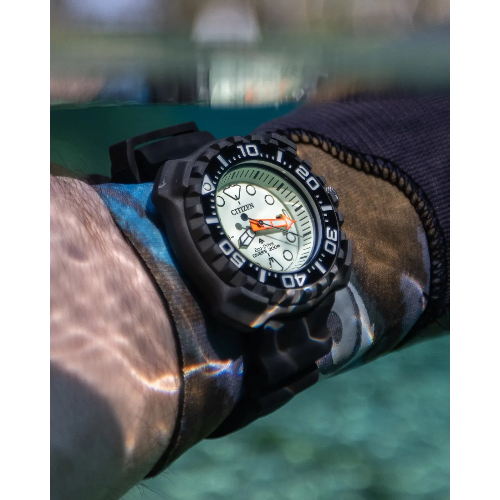 BN0227-25X Citizen Promaster Dive de caballero pulsera de resina Eco-drive - Image 2