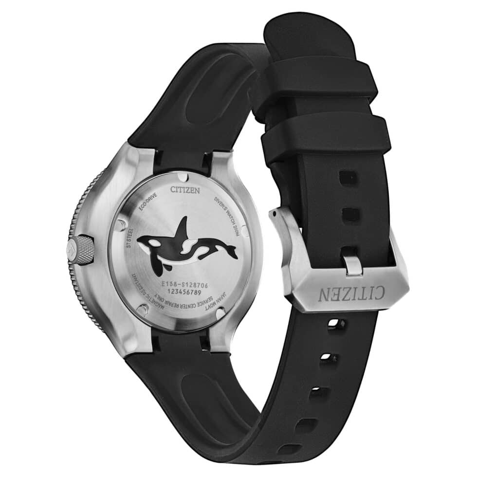 BN0230-04E Citizen Eco-Drive Orca reloj para hombre pulsera de caucho - Image 3