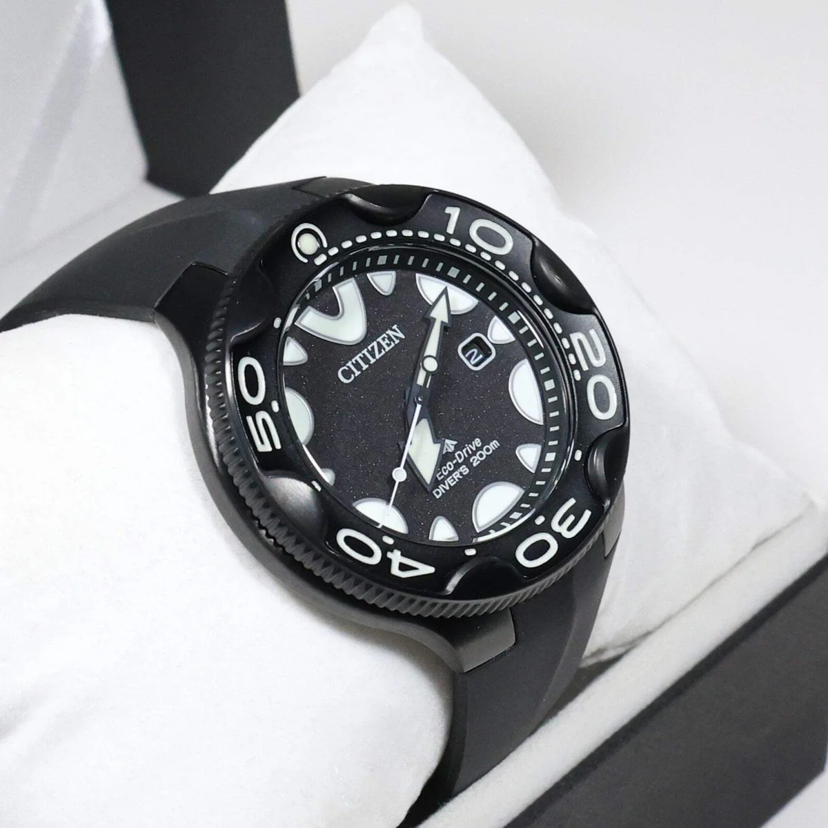 BN0235-01E Citizen Promaster Dive de caballero pulsera de resina Eco-drive - Image 5