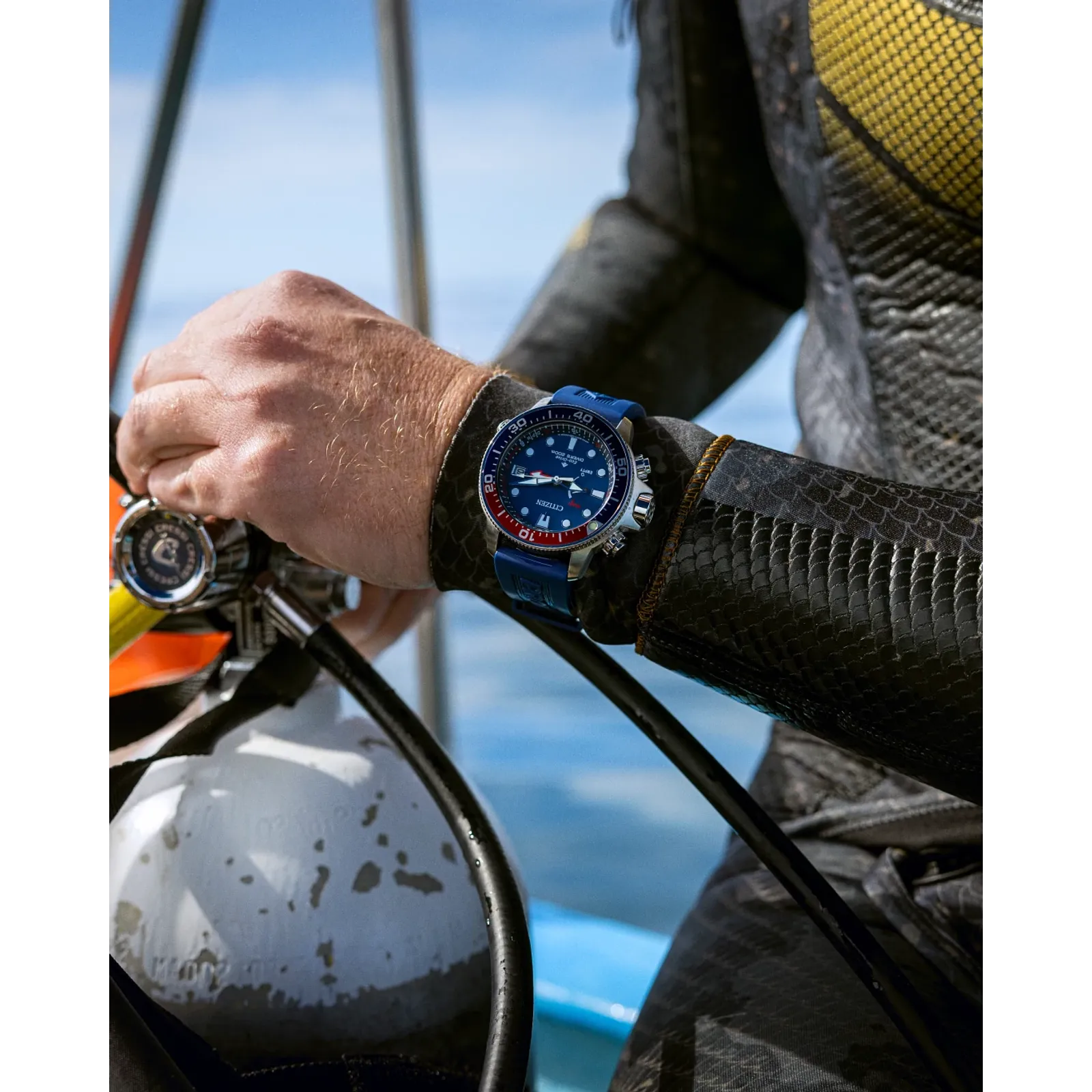 BN2038-01L Citizen Promaster Aqualand Eco-drive de caballero pulsera de resina - Image 4
