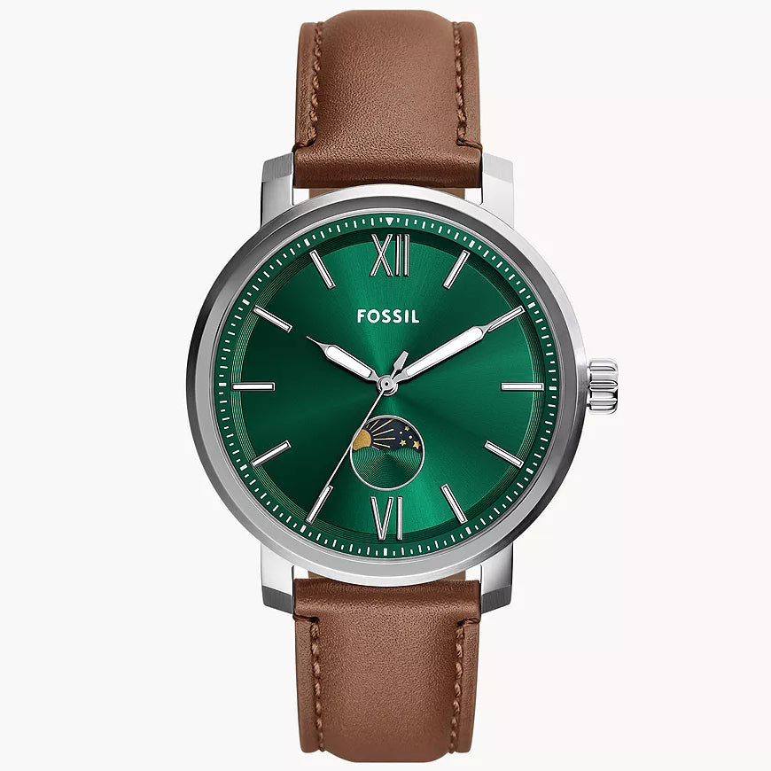 BQ2907 Reloj Rhett de piel de hombre 43 mm