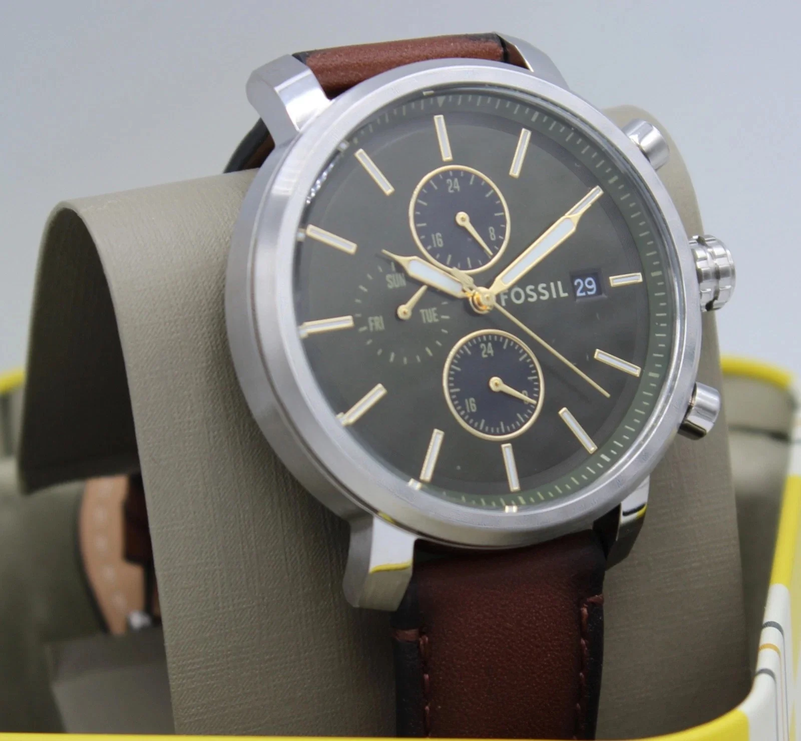 BQ2932 Reloj Rhett de hombre pulsera de cuero - Image 5