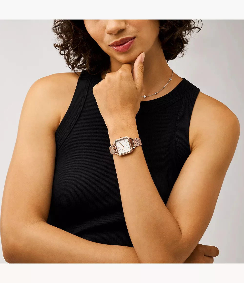 BQ3971 Reloj Colleen para mujer pulsera mesh - Image 4