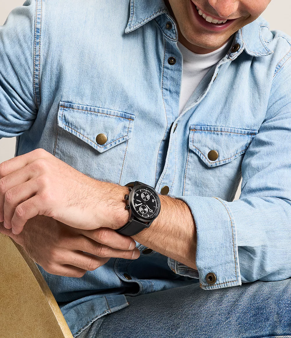 BQM7089 Reloj Bennett de hombre pulsera de piel 45 mm - Image 2