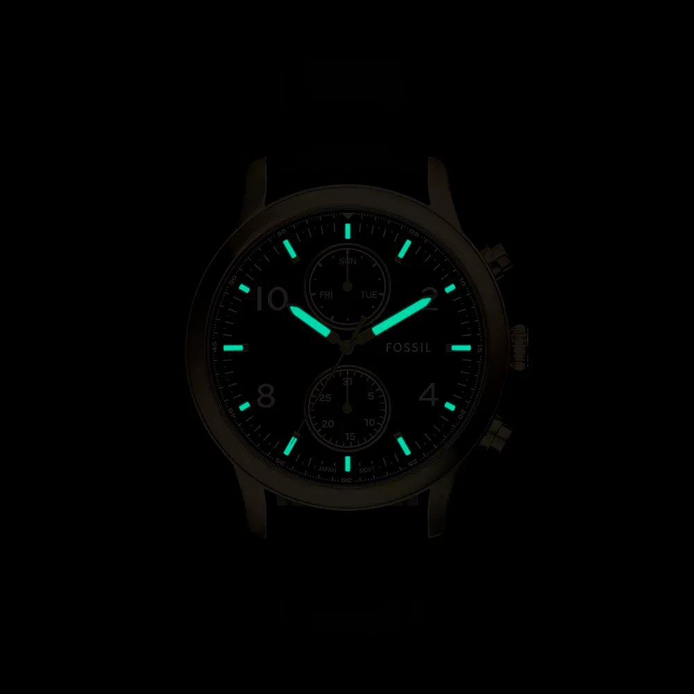 BQM7106 Reloj Bennet de hombre pulsera de cuero - Image 4