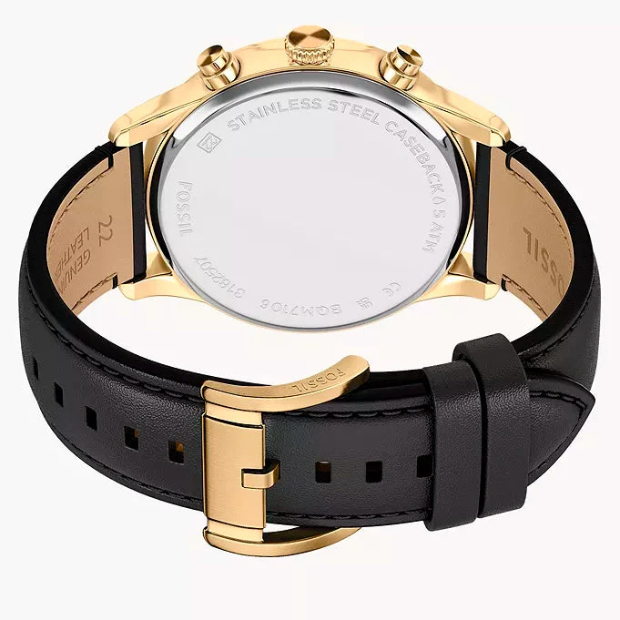 BQM7106 Reloj Bennet de hombre pulsera de cuero - Image 5