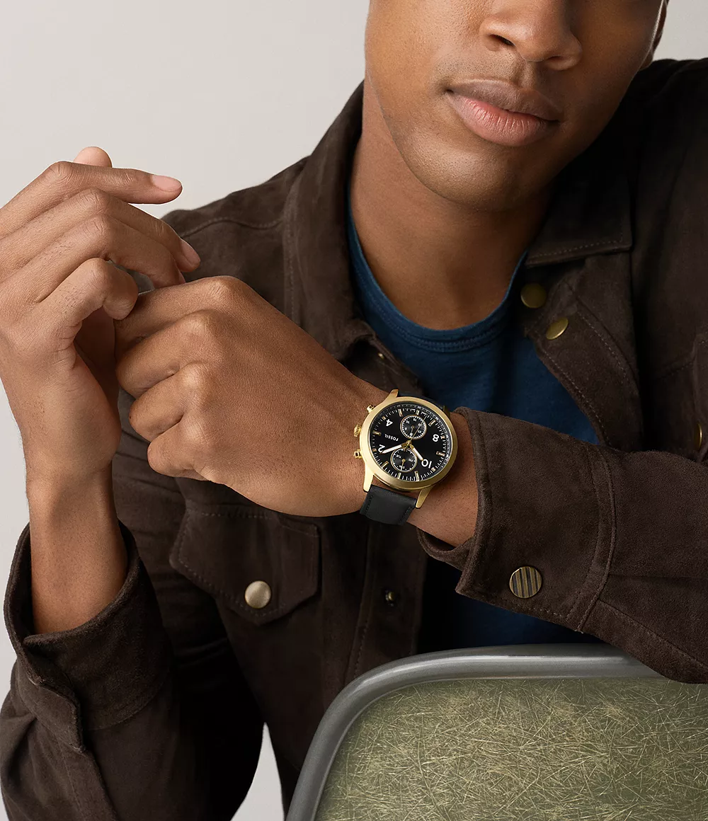 BQM7106 Reloj Bennet de hombre pulsera de cuero - Image 9