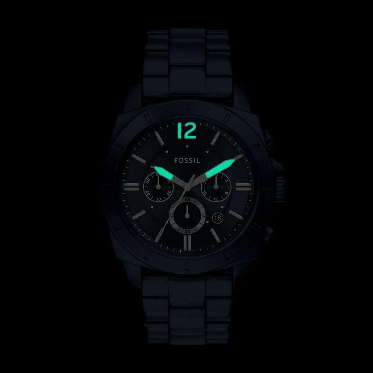 BQM7124 Reloj Fossil Privateer de hombre correa de metal - Image 3