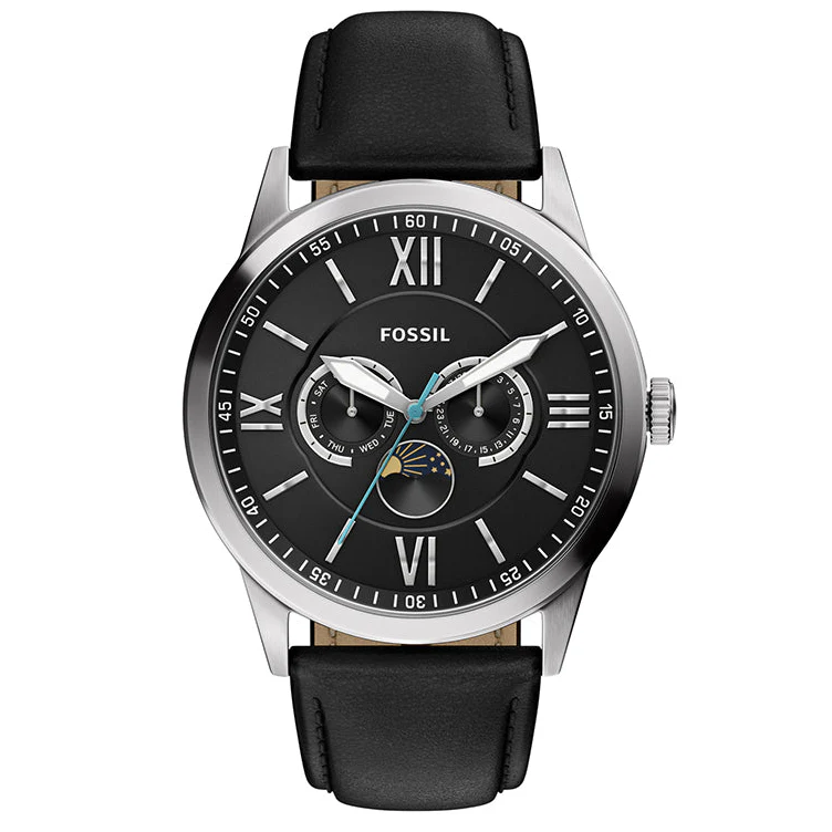BQM7137 Reloj Fossil Flynn de caballero banda de piel