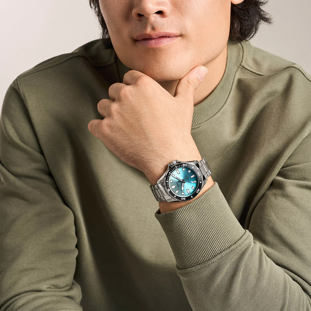 BQM7138 Reloj Fossil Dalton de hombre correa de metal - Image 6