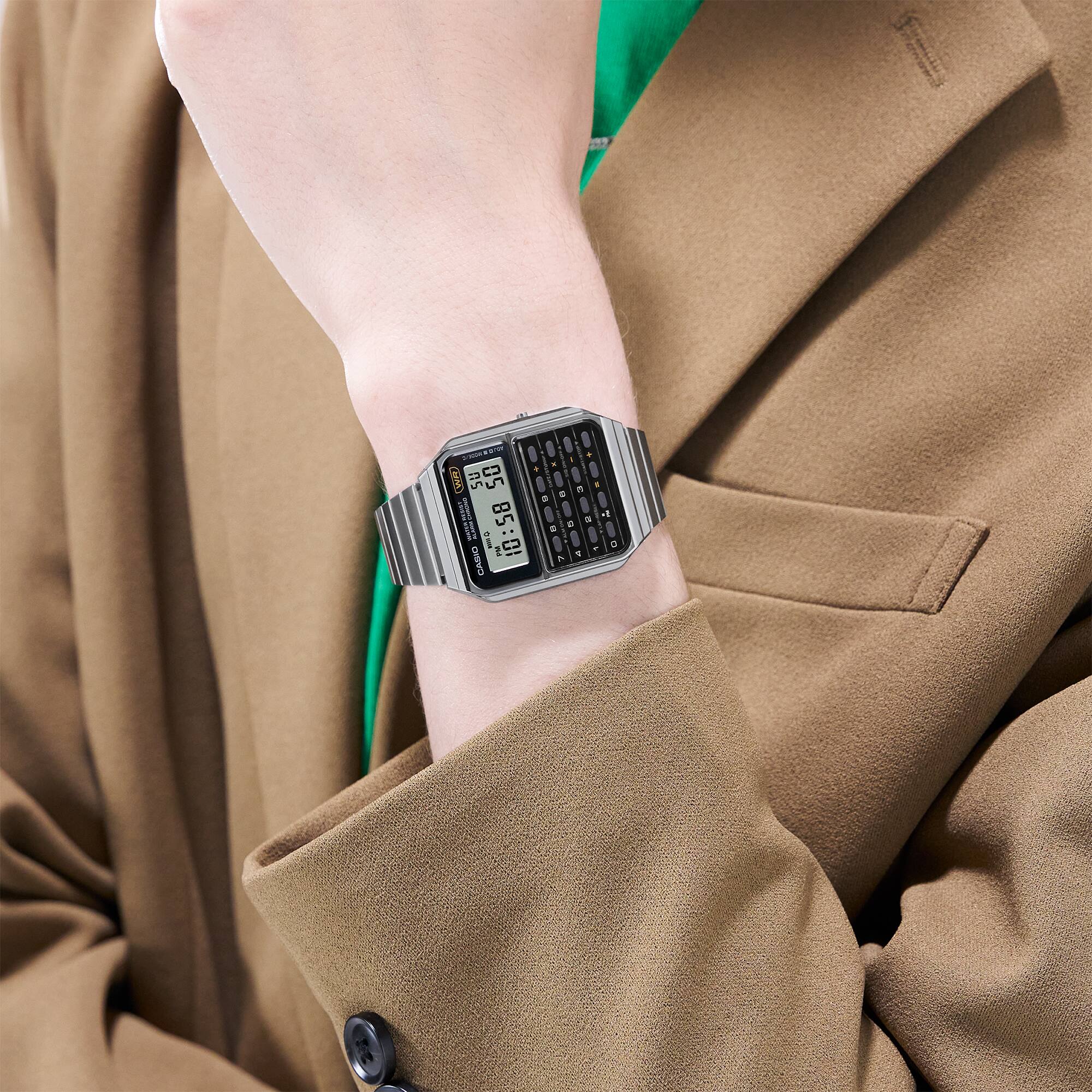 CA-500WE-1A Reloj Casio Unisex Calculadora Alarma Cronógrafo - Image 2
