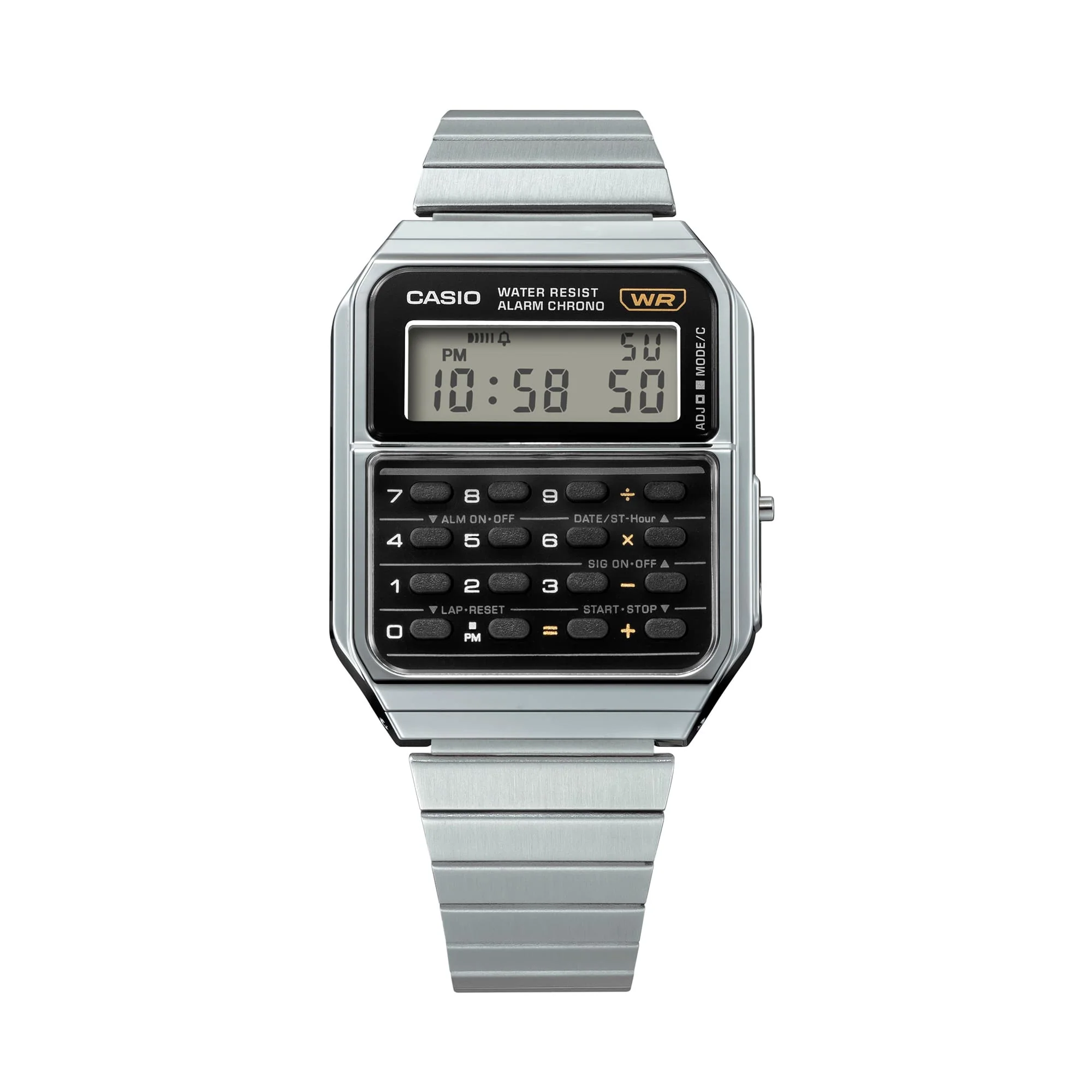 CA-500WE-1A Reloj Casio Unisex Calculadora Alarma Cronógrafo - Image 4