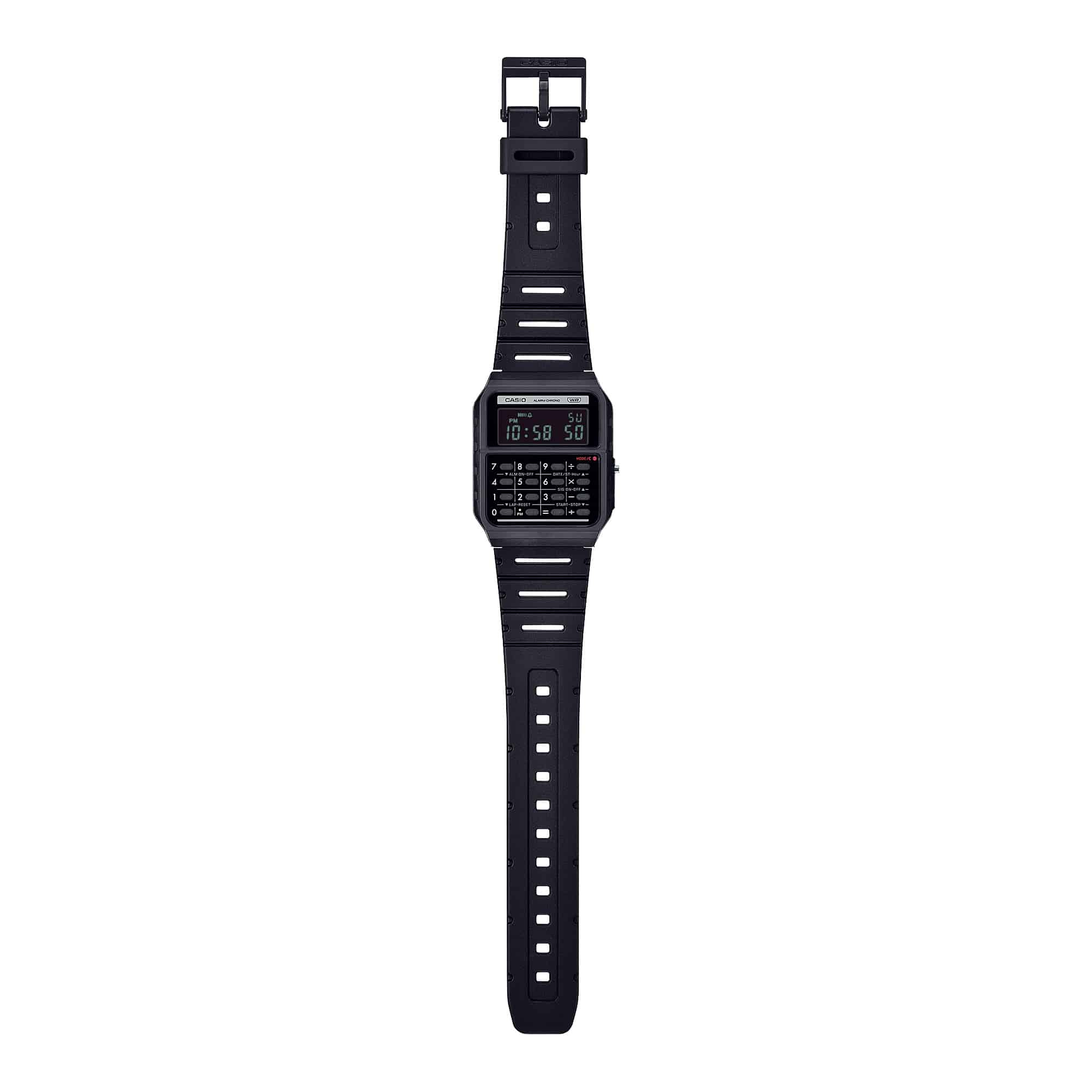 CA-53WB-1B Casio Reloj para caballero pulsera de caucho - Image 6