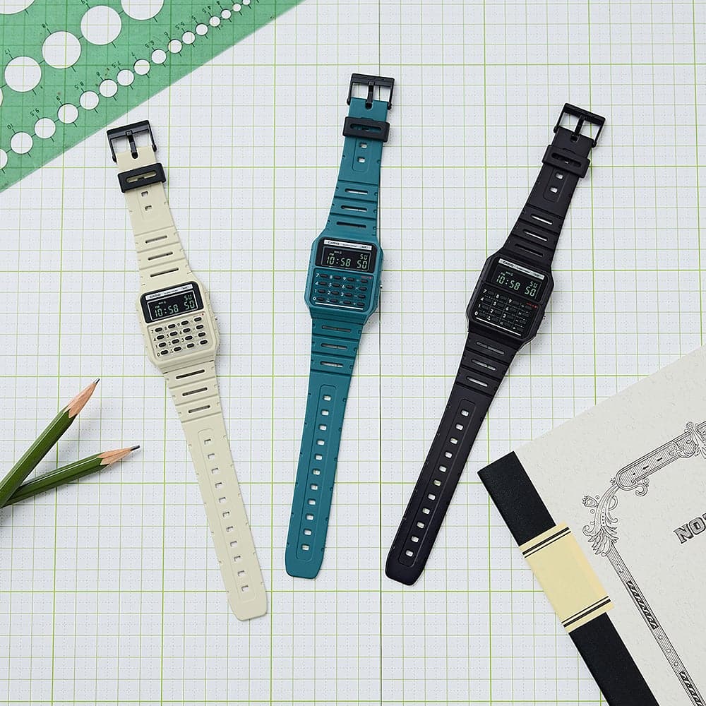 CA-53WB-1B Casio Reloj para caballero pulsera de caucho - Image 7